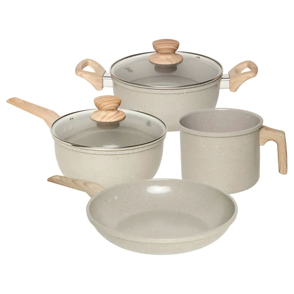 Jogo Panelas Oster Cerâmica Antiaderente Premium 4 Peças