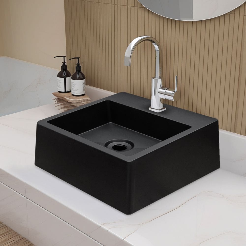 Lavatorio Cuba para banheiro 30cm - Palermo Preto