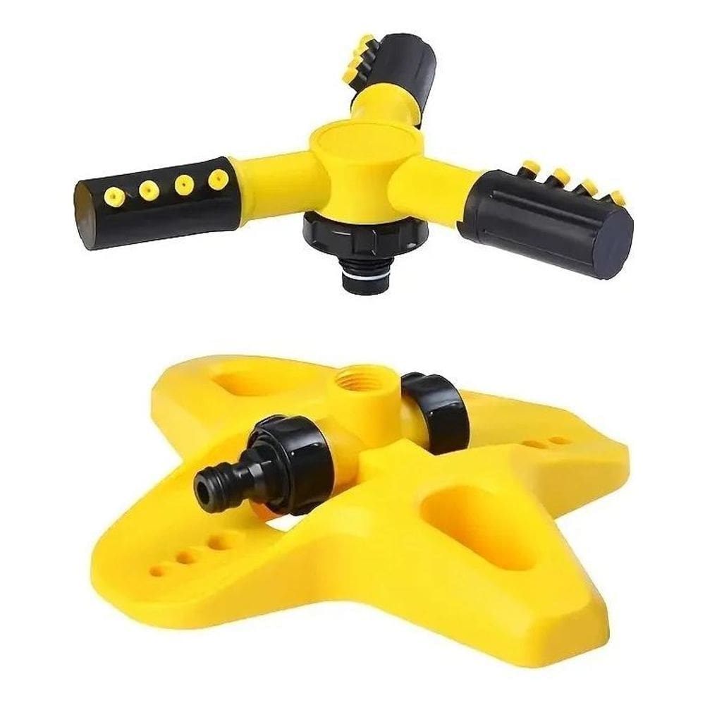 Esguicho Giratório Irrigador Base Jardim Regulador Pressão