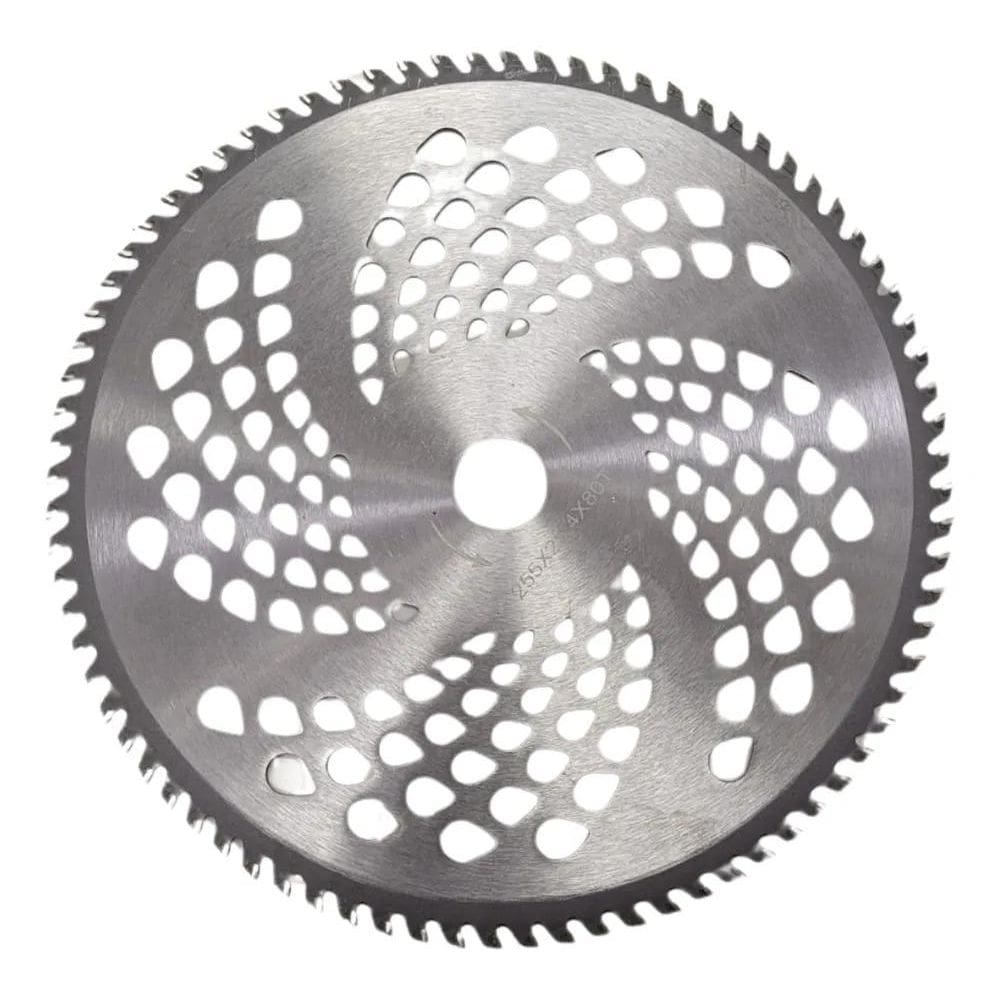 2X Disco Lamina De Corte Circular Para Rocadeira 25Cm 80 Den