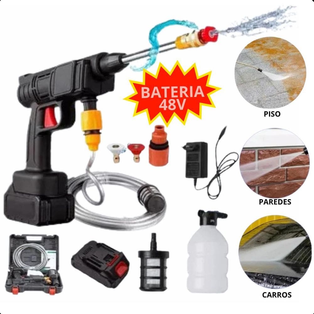 Lava Jato Portátil Alta Pressão Compacta E Potente