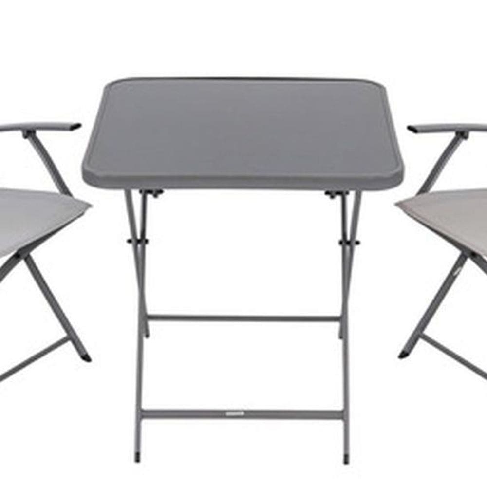 Conjunto Jardim Varanda Aço Branco 4 Pessoas - Barcelona