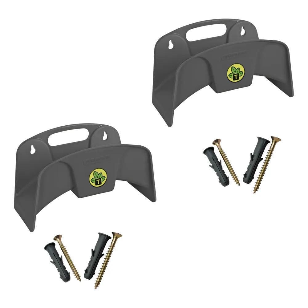 2X Kit C2 Suporte De Mangueira De Parede Fixo Tramontina Pr