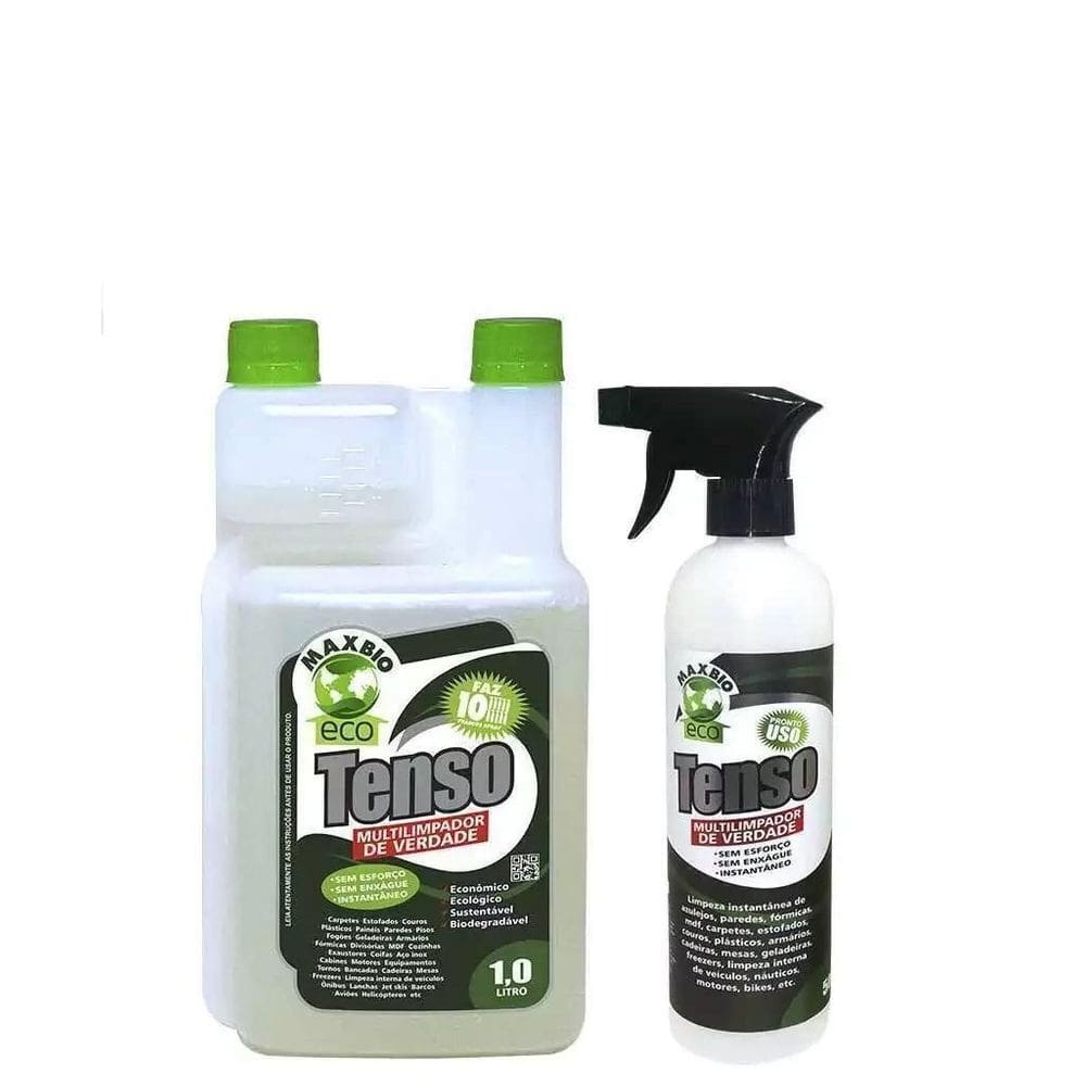 Kit Tenso Eco Multilimpador Com Pulverizador 1L Maxbio