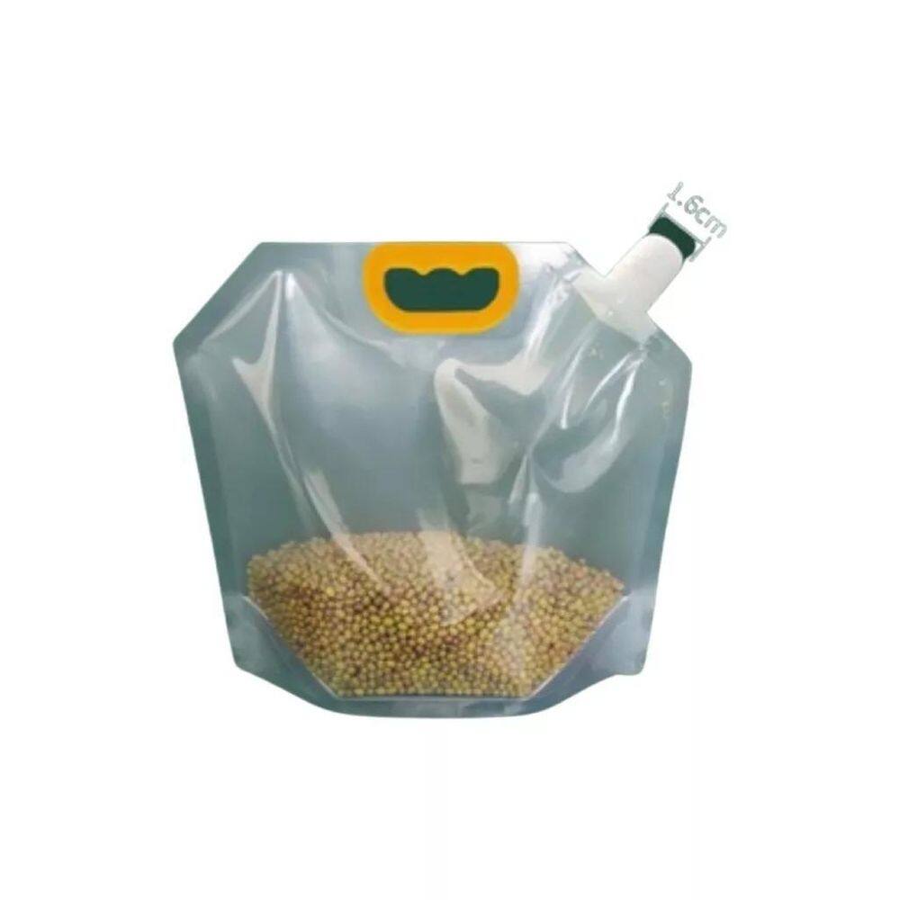 Frasco Flexivel 30X23Cm Transparente Para Alimentos 2500G