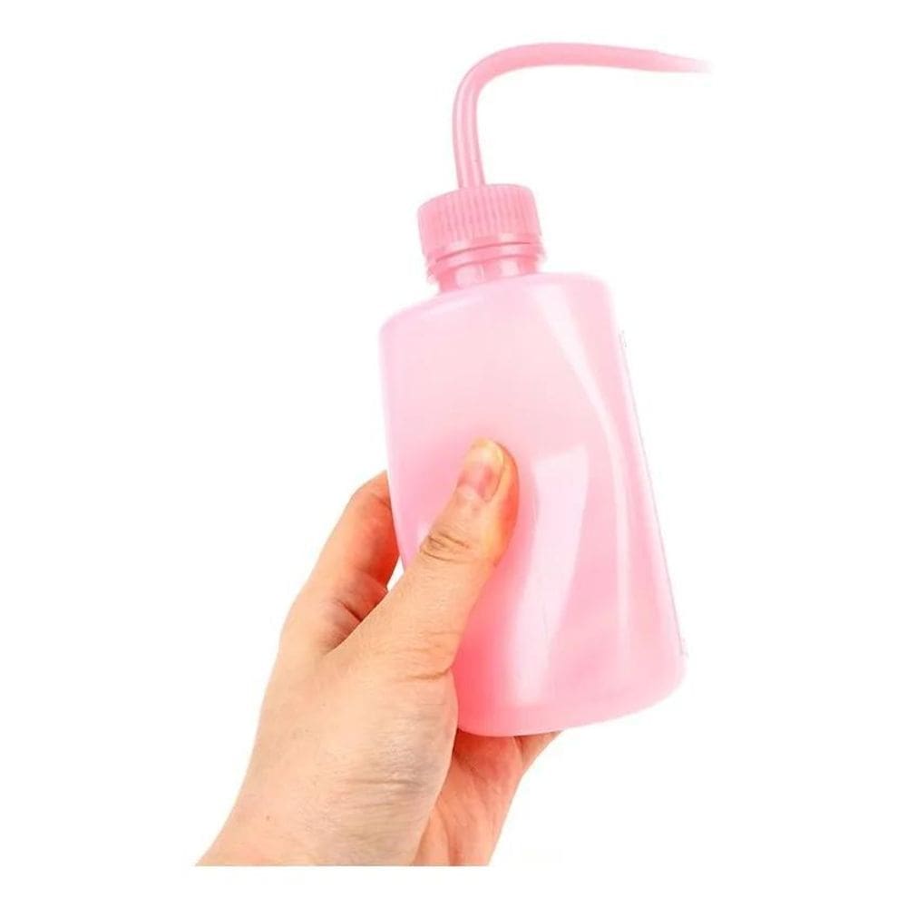 2X Frasco Pisseta Dosador Curvo Higienização Limpeza De Cíli