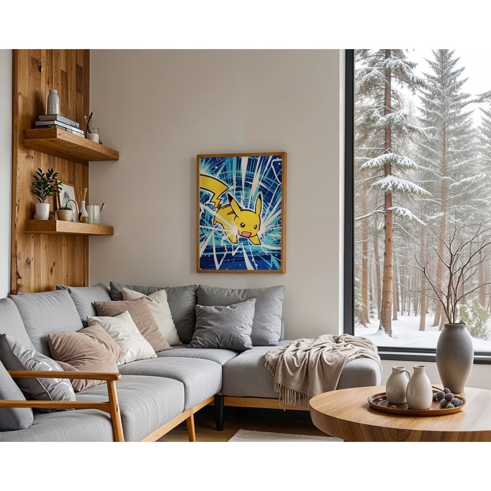 A fúria do trovão - 30 x 40 Caixa (canvas)