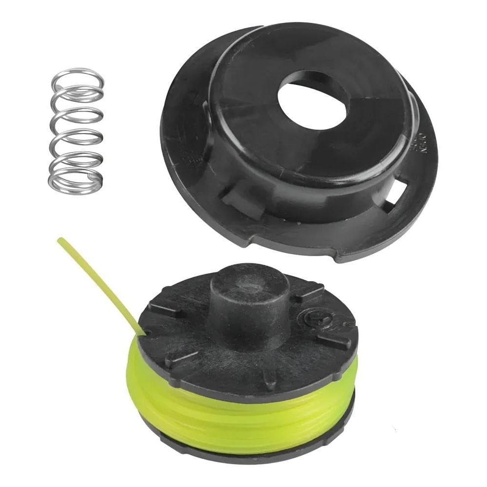 2X Kit Carretel Tampa Mola Aparador De Grama 3 Peças Tramont