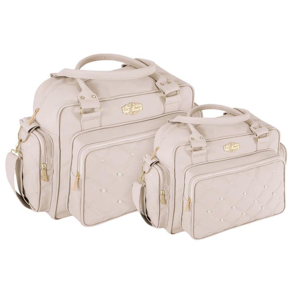 Kit Bolsas Maternidade Griff Baby Luxe Elegance Bege