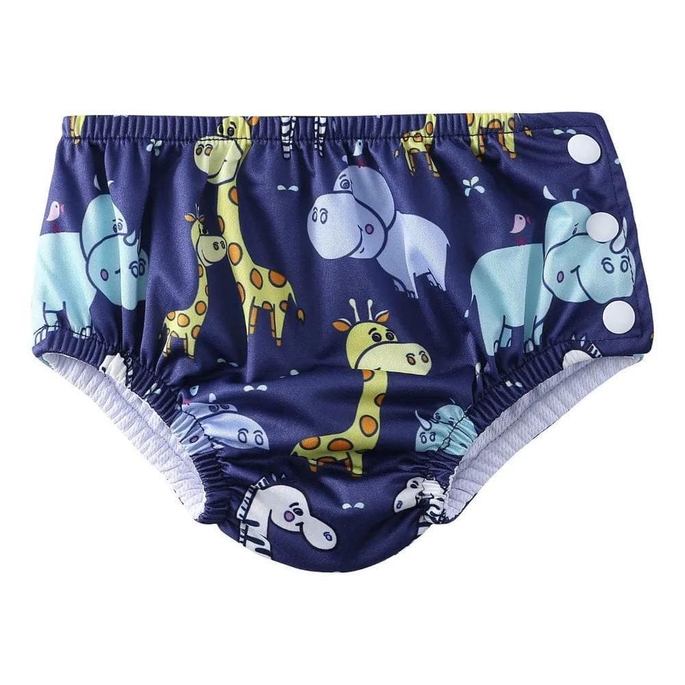 2X Fralda Reutilizável Ecológica Praia Piscina Acqua Di Mare