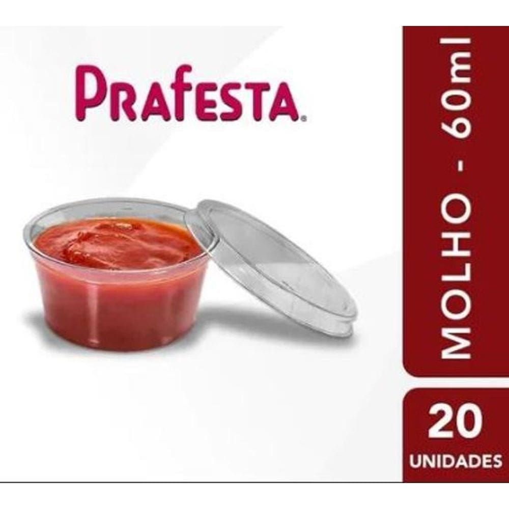 Pote 60Ml - Kit Com 20 Unidades