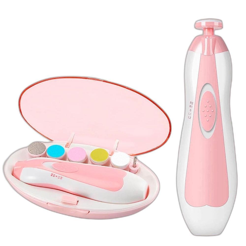 Cortador Infantil Elétrico De Unhas Estilo Cor Roxo 6 Refis