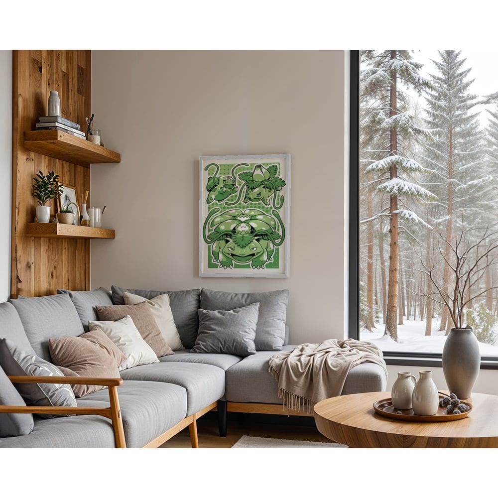 Bulbassauro - 30 x 40 Baixa (vinil)