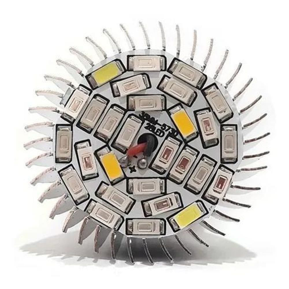 2X Led Grow Cultivo Indoor Estufa Fullspectrum 28W Uvir Aquá