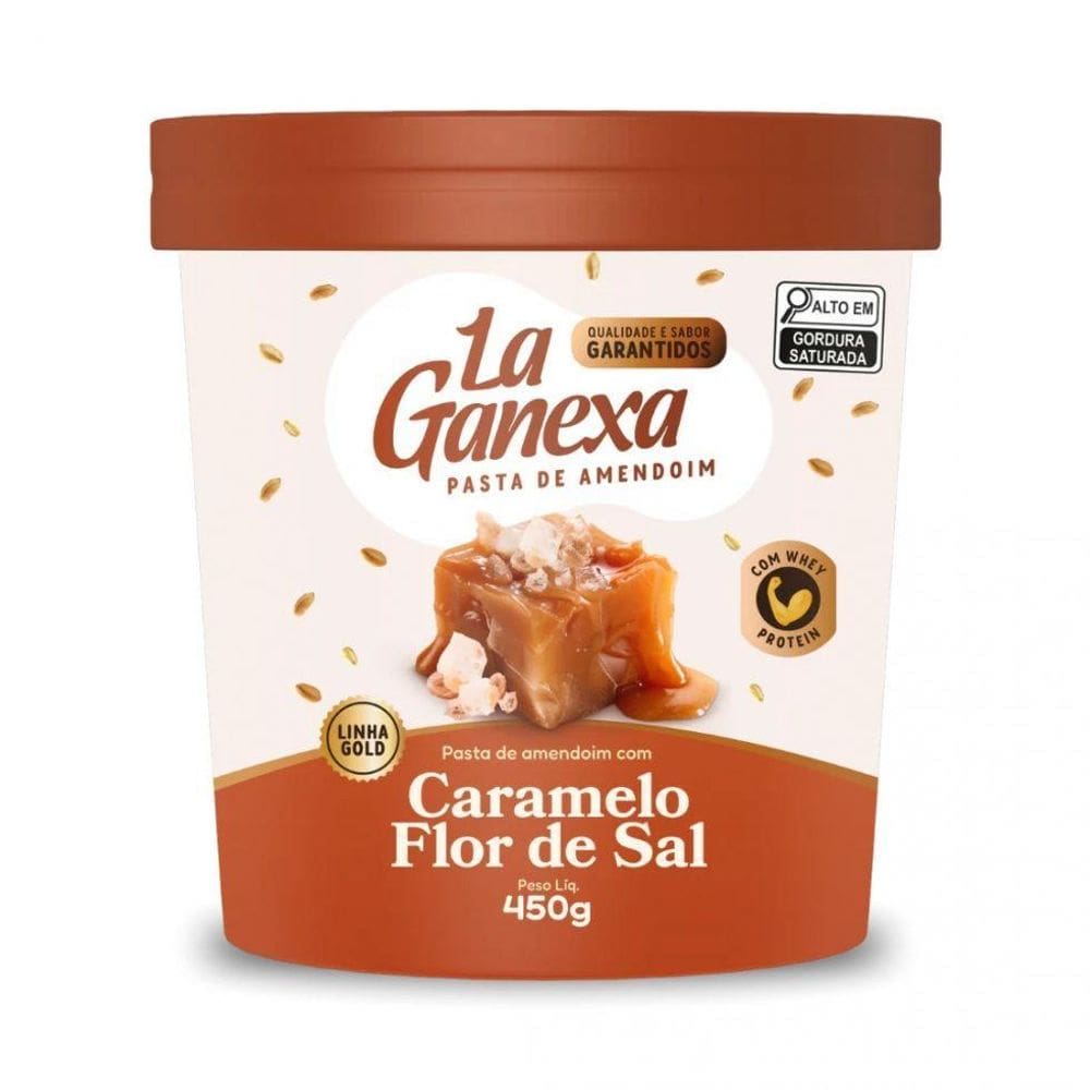 Pasta Amendoim Integral Gourmet 450G Sabor: Caramelo E Flor