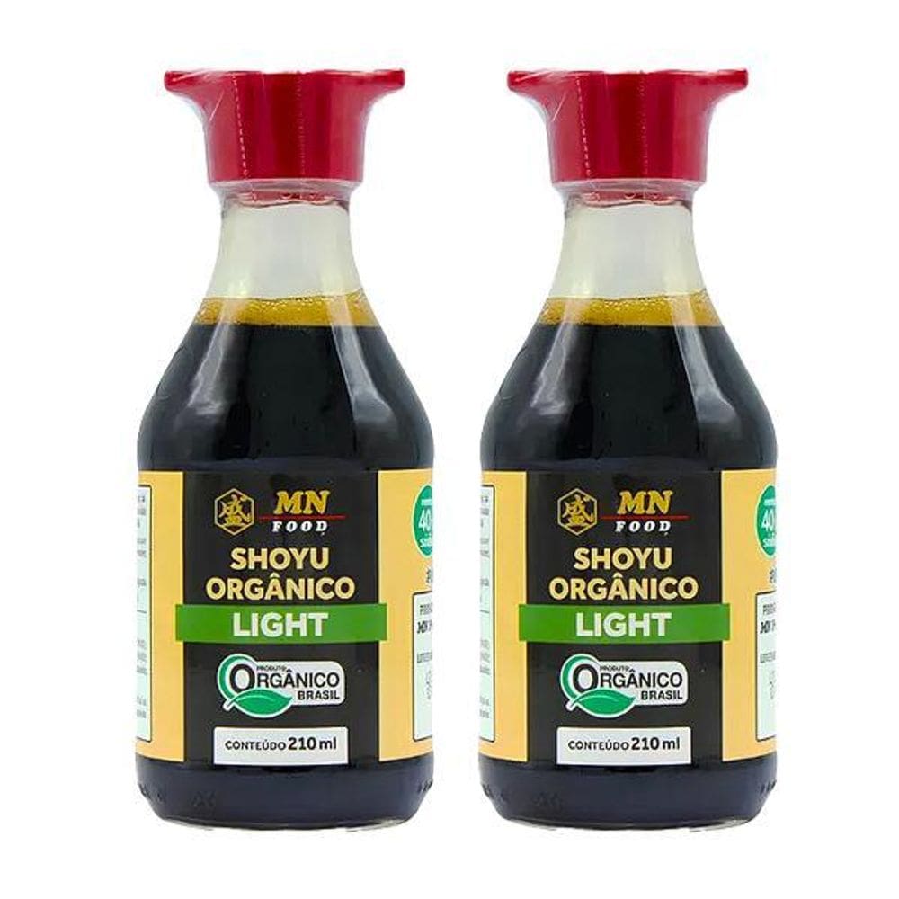 Kit 2X: Shoyu Orgânico Light Mn Food 210Ml
