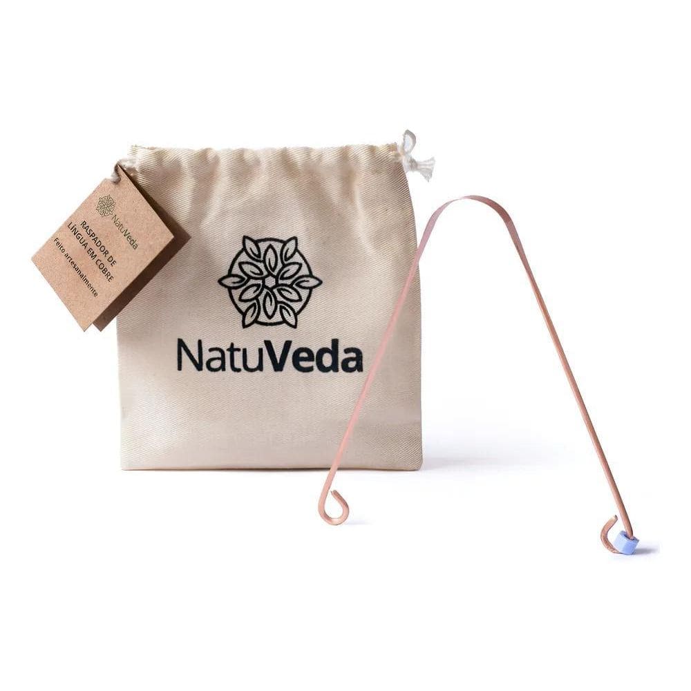 2X Raspador De Lingua Cobre Limpador De Lingua Ayurveda