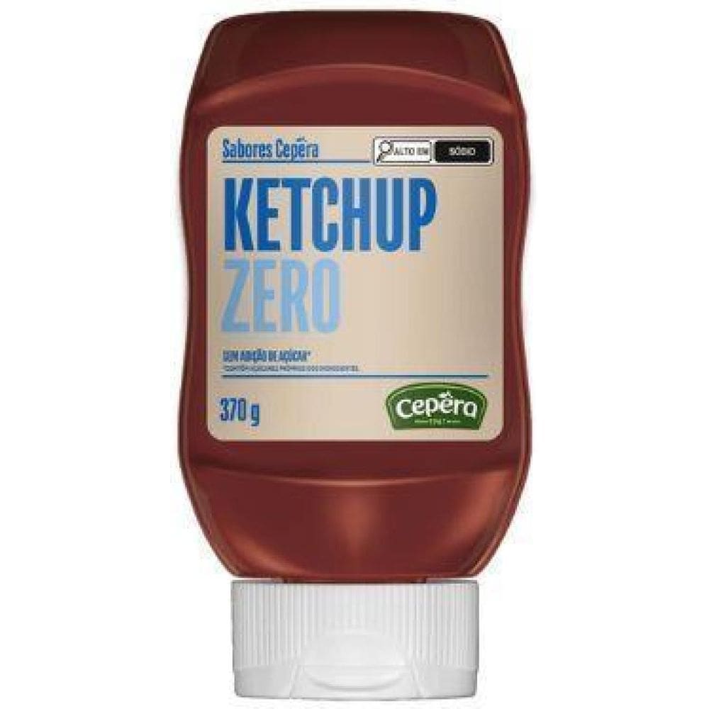 Ketchup Zero Sabores Cepêra Sem Glúten 370G