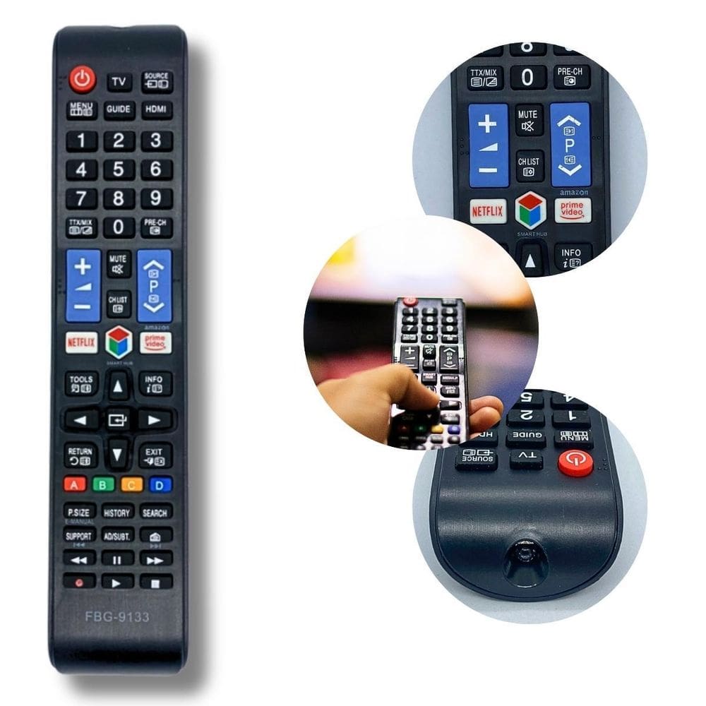 Controle Remoto Compatível Com Samsung Modelo Fbg-9133