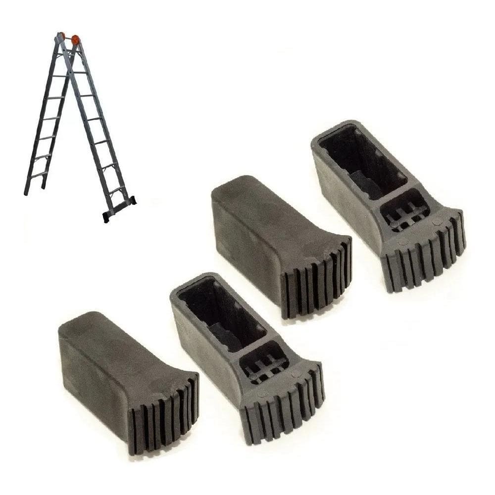 2X Kit 4Un Pé Sapata Escada Articulada Multifuncional 6 Fris