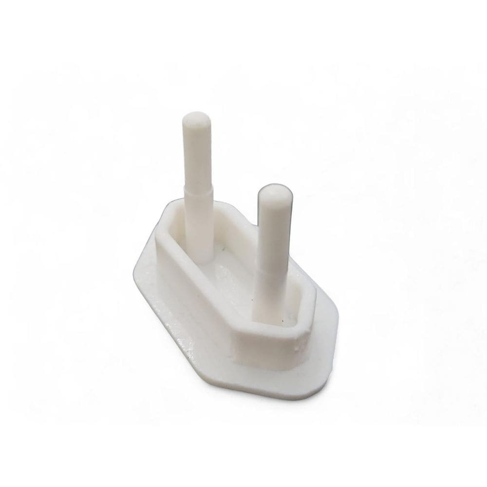 Kit 100 Pçs Protetor De Tomada Tampa Antichoque Bebe Branco