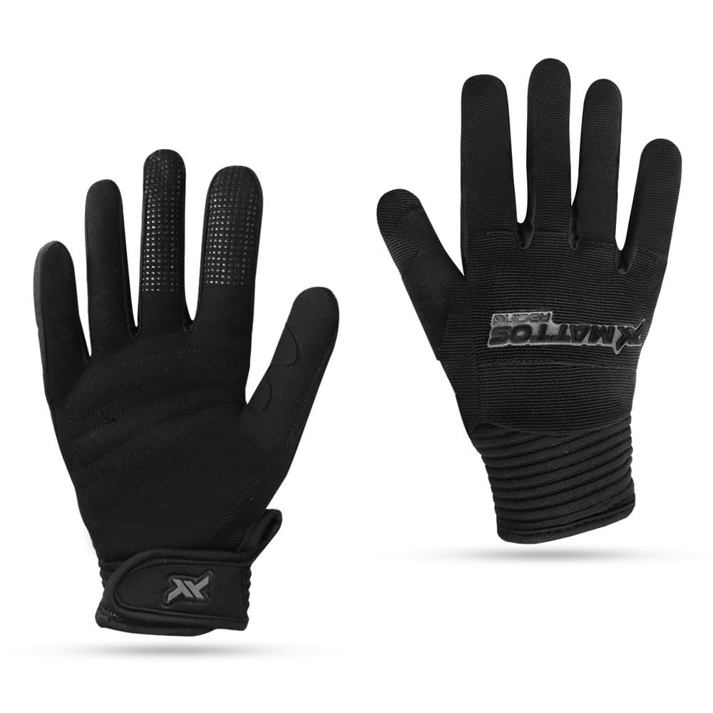 Luva Mattos Racing Striker Motocross Enduro Trilha Preto