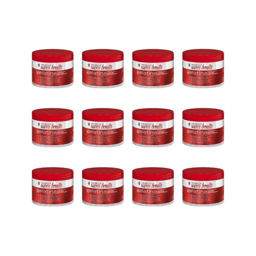 Gelatina Capilar Probelle Super Bonita 500G Cacho Sonho 12Un