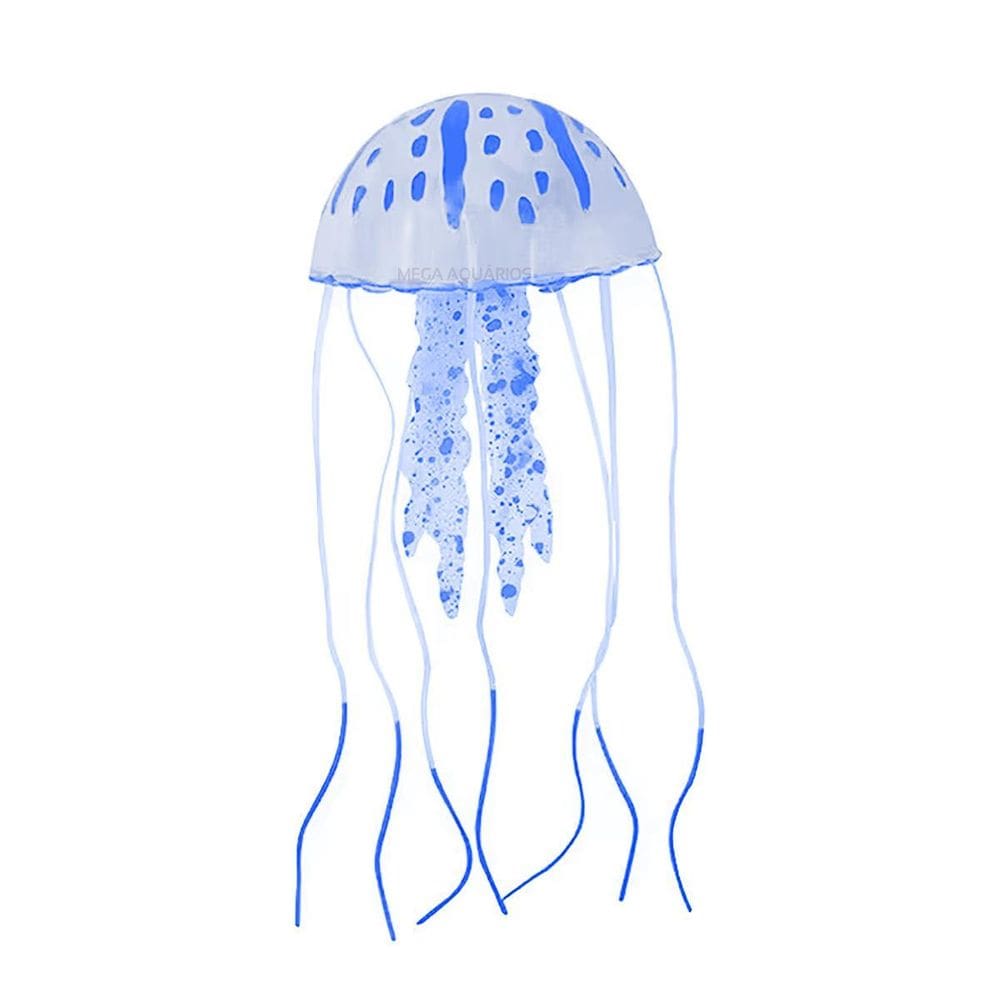 Enfeite Aquário Aquam Água-Viva - Azul