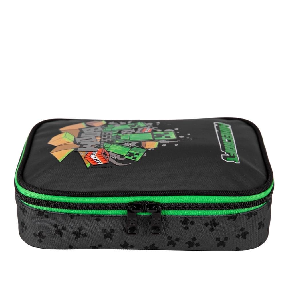 Estojo Box Minecraft Icons Escolar 100 pens Meninos Infantil