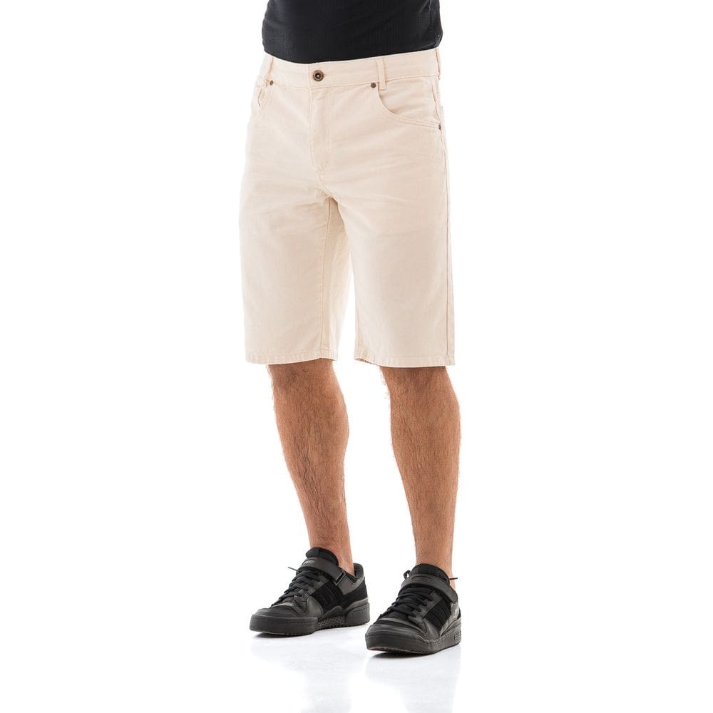 Bermuda Jeans Masculina Arauto Relaxed Natural