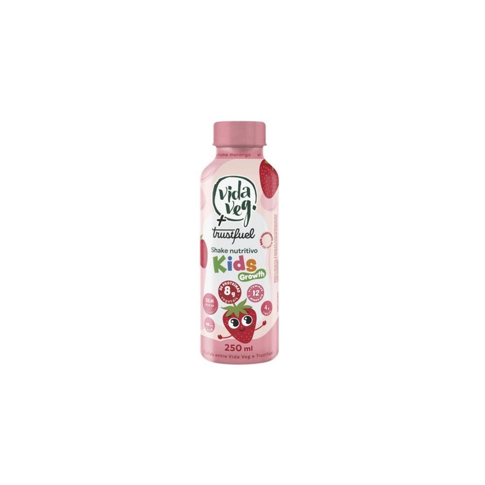 Shake Vida Veg Kids Morango 250Ml - Trustfuel