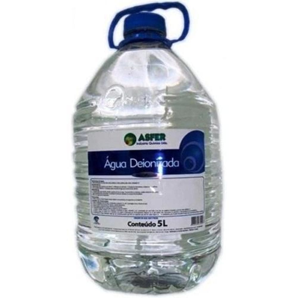 Kit Com 3 Agua Deionizada 5 Litros