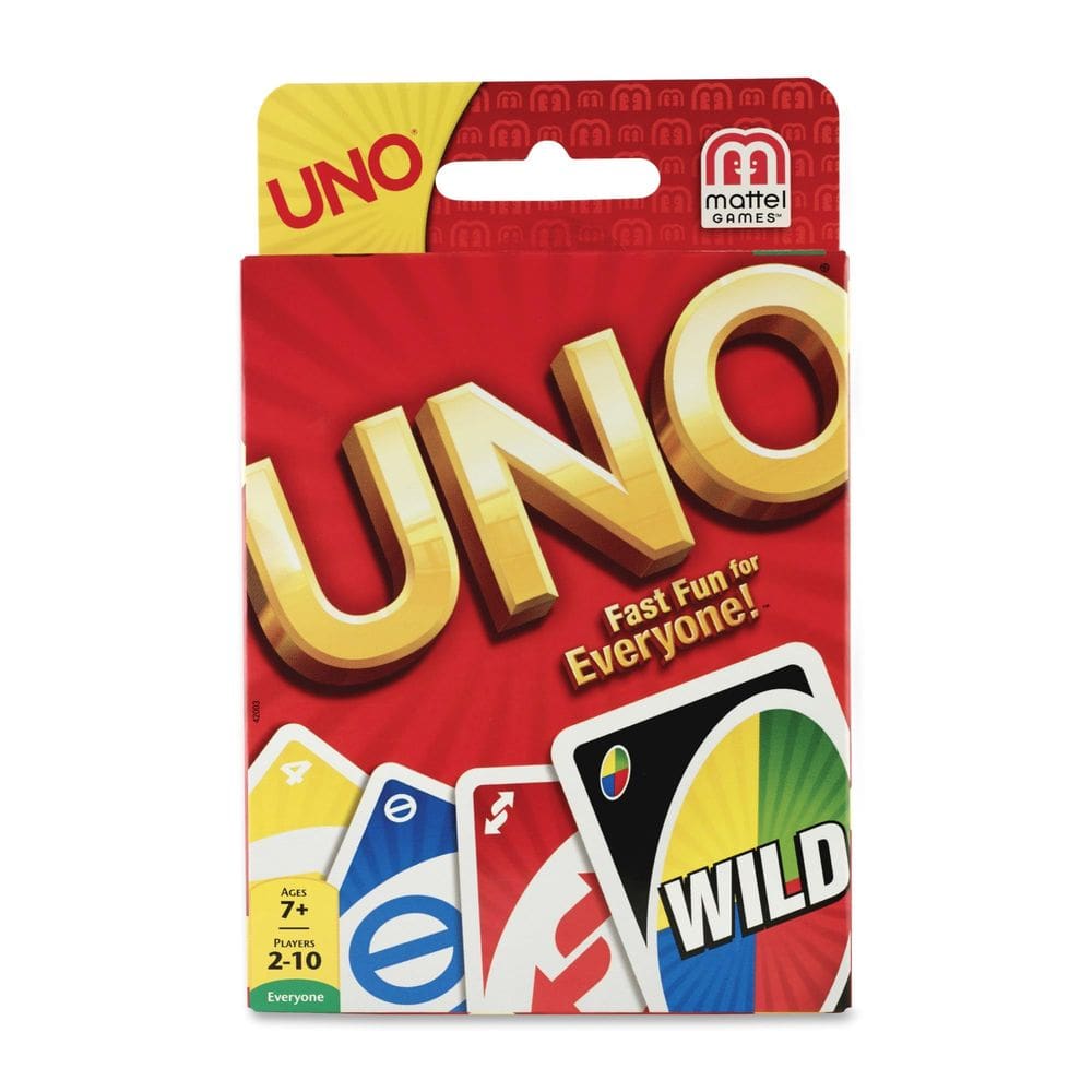 Jogo de cartas Mattel UNO com 112 cartas