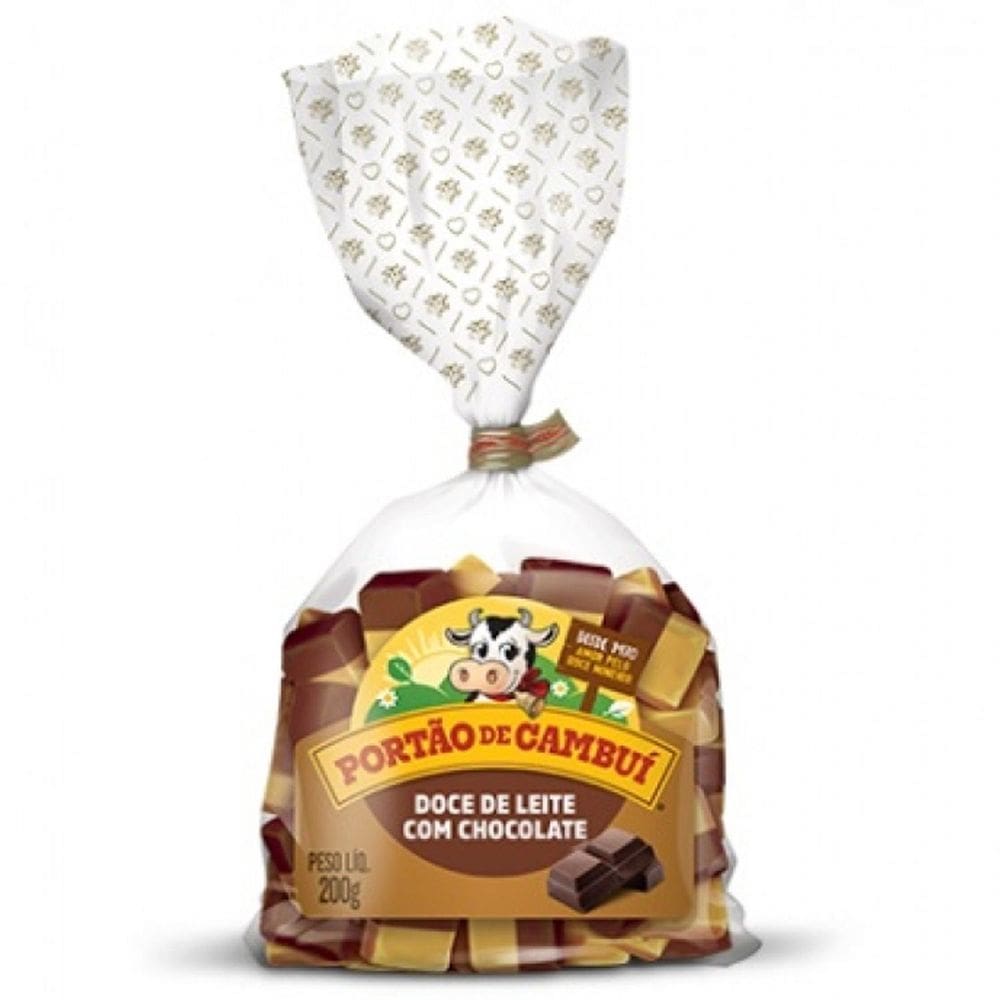 Doce De Leite Com Chocolate Em Pé Portão Do Cambuí 200G
