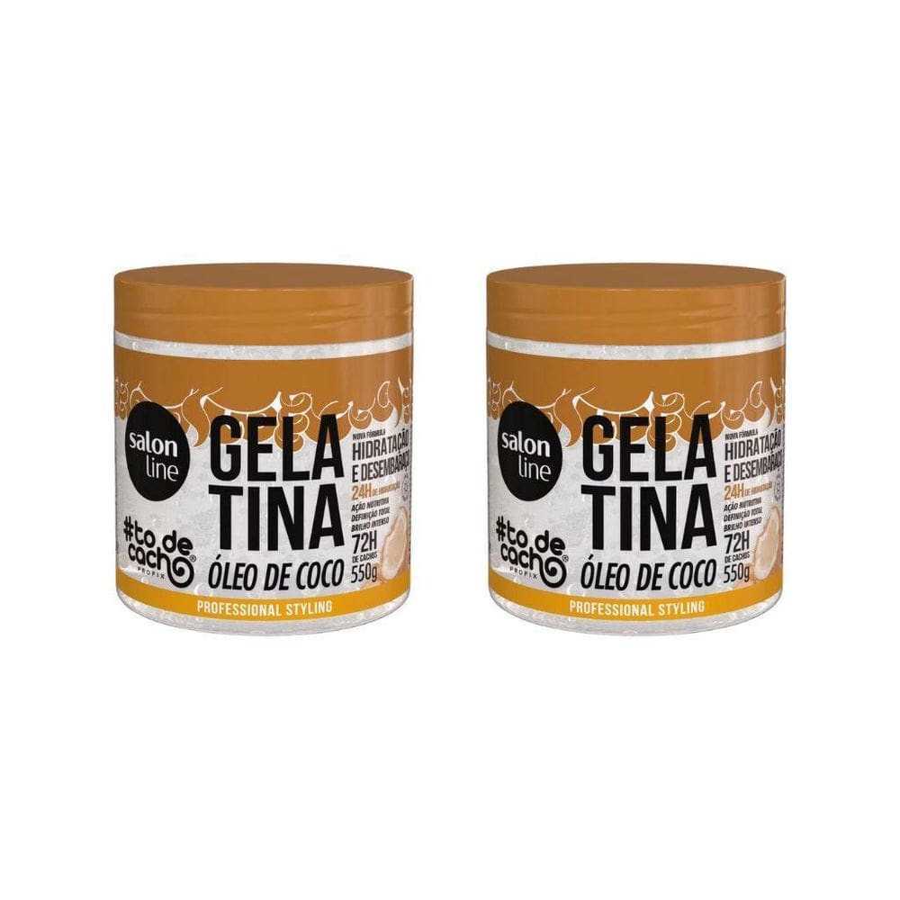 Gelatina Capilar Salon Line 550G Todecacho Nutritiva - 2Un