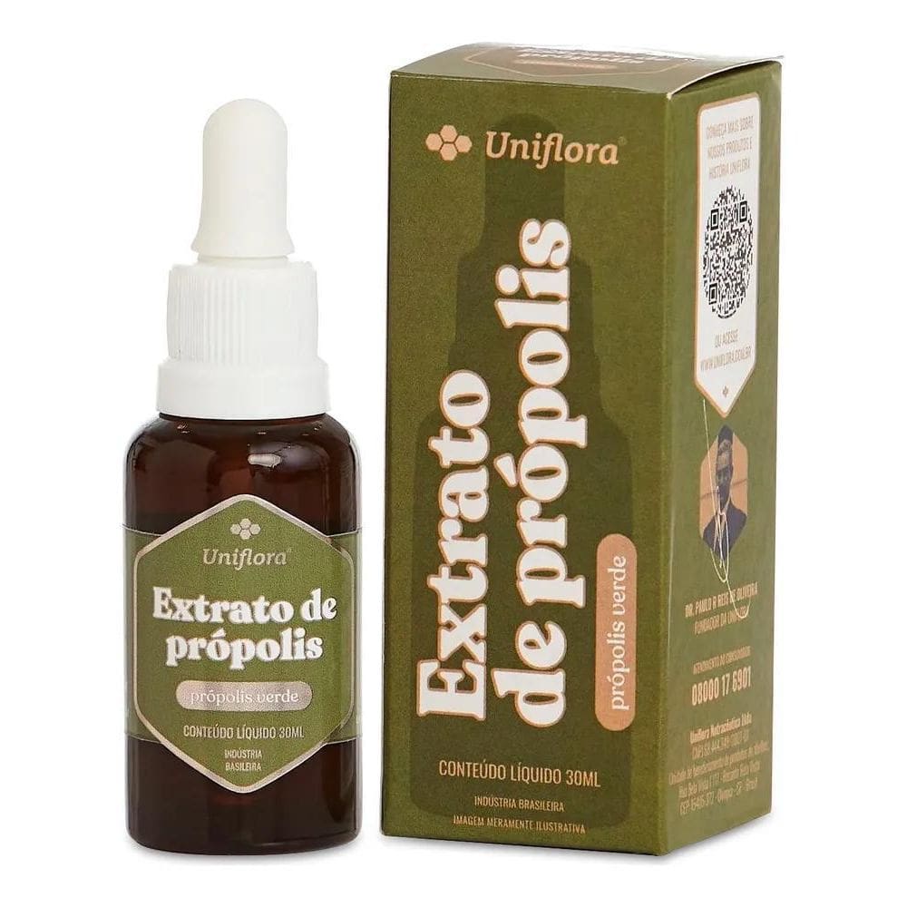 2X Extrato De Própolis Verde 30Ml  25% De Própolis - 11% De