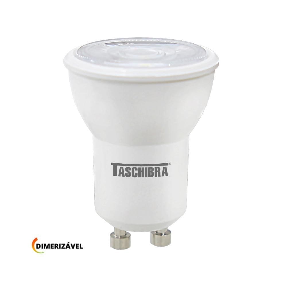 Lâmpada Led Mini Dicroica Mr11 Dimerizável 4000K Taschibra