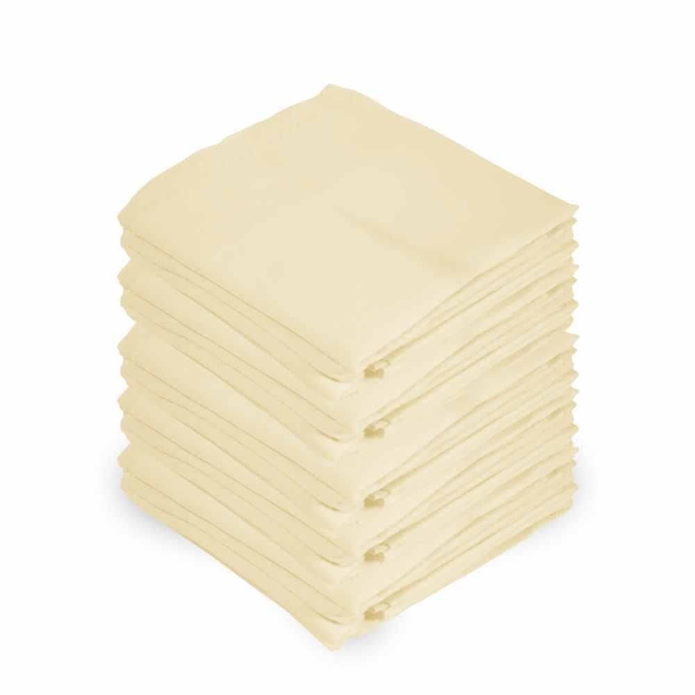 Kit 5 Fralda De Pano Amarelo Bebê Pinte E Borde Luxo Barra