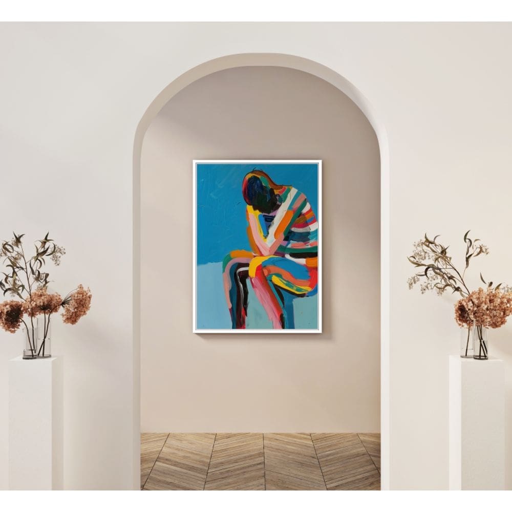 O peso das emoções - 50 x 70 Caixa (canvas)