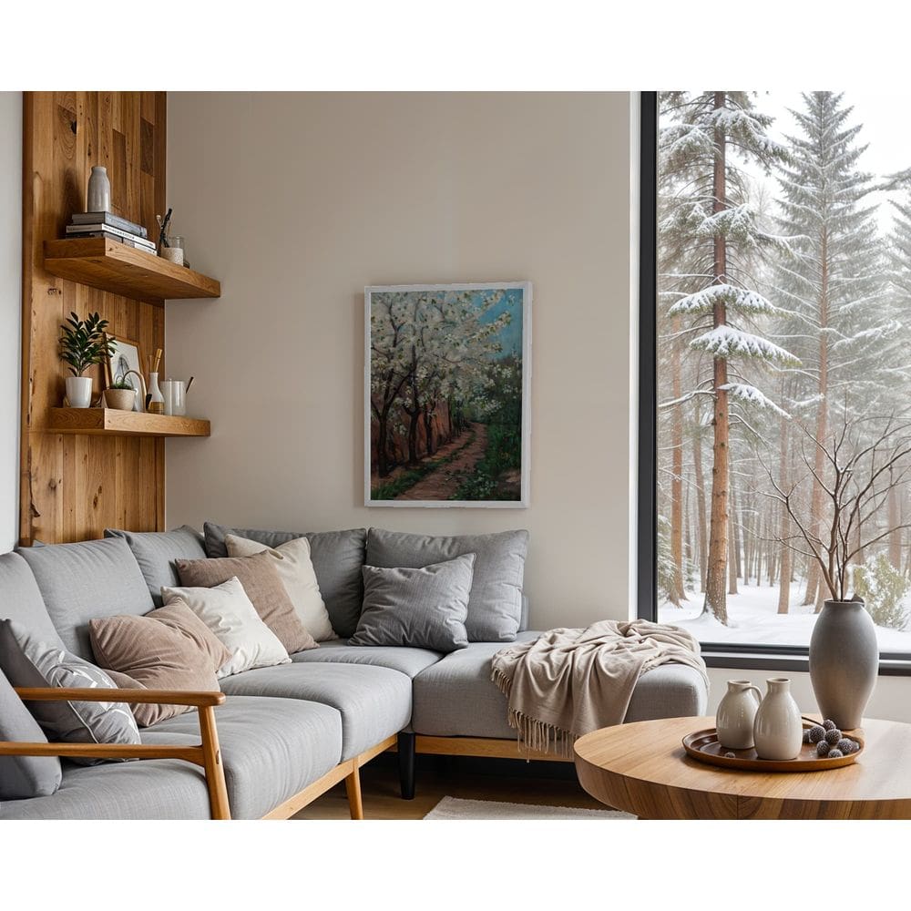 Trilha de pétalas - 70 x 50 Caixa (vinil)