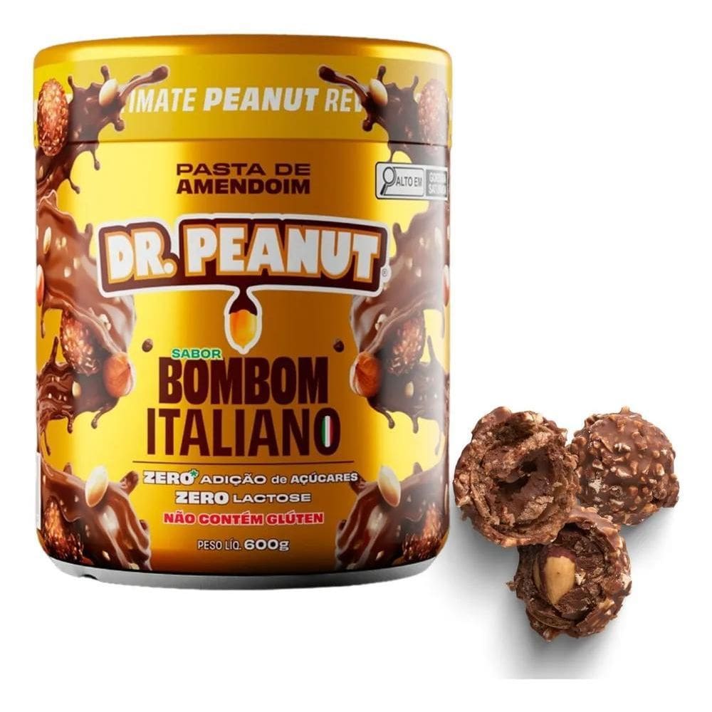 2X Pasta De Amendoim Dr Peanut Novos Sabores Whey Gourmet 60
