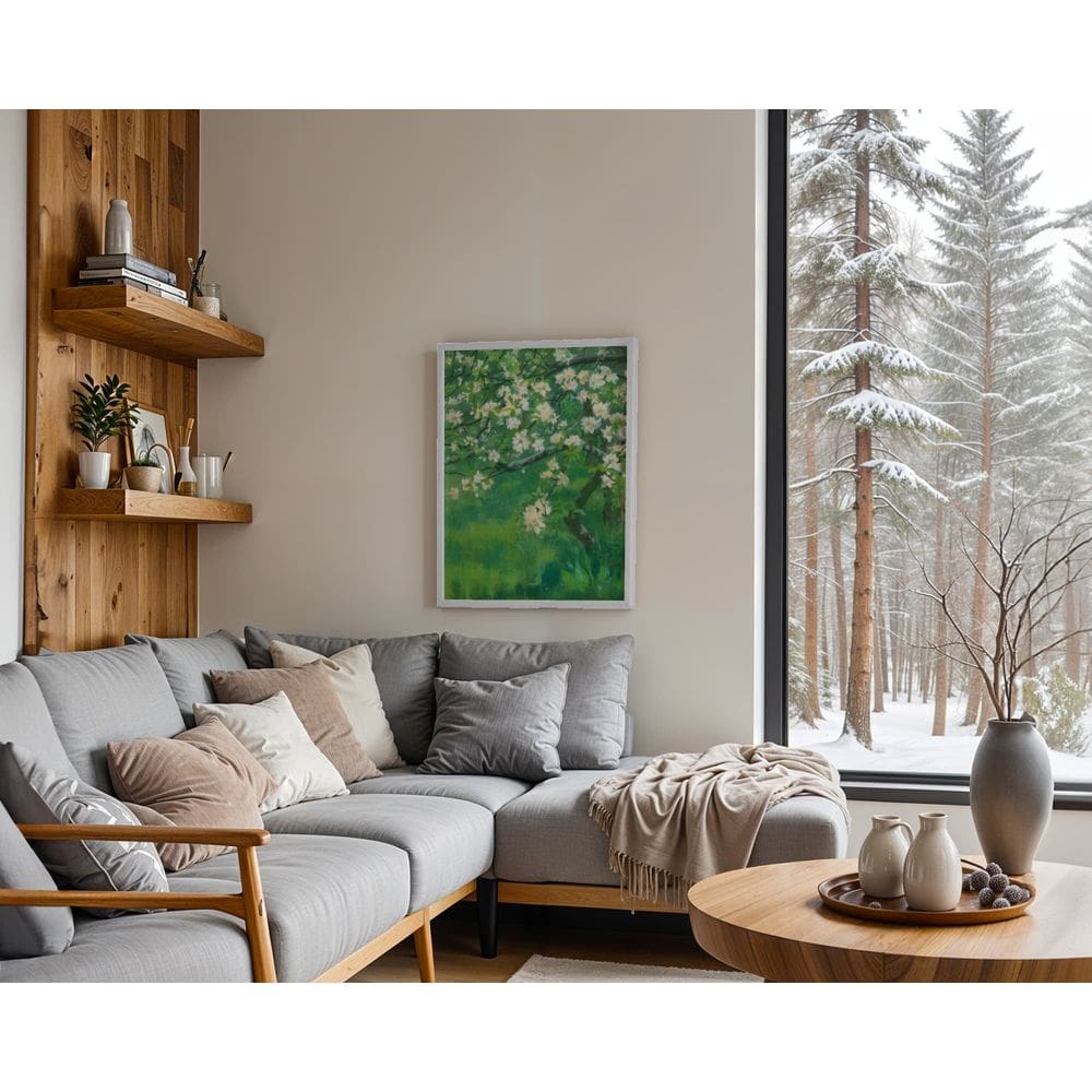 Serena flor - 70 x 50 Caixa (vinil)