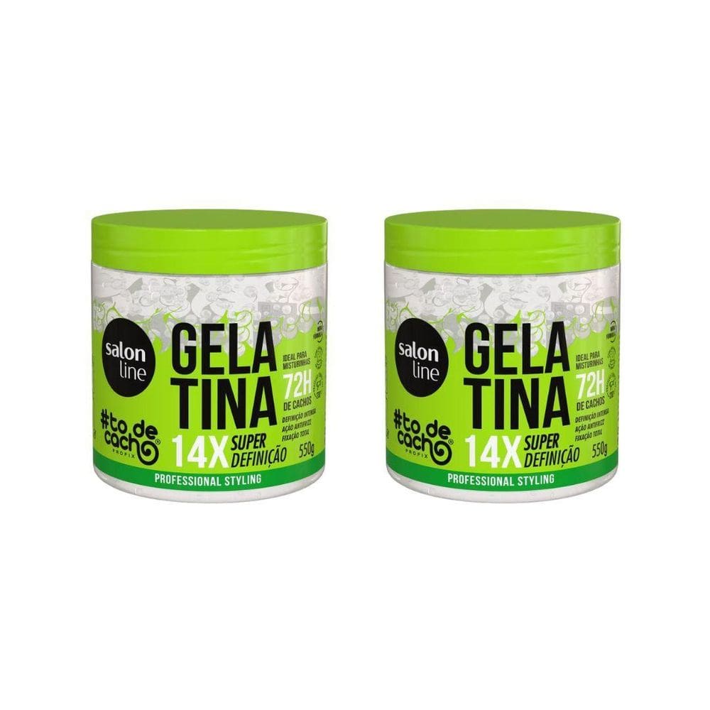 Gelatina Capilar Salon Line 550G Todecacho Super Defini- 2Un