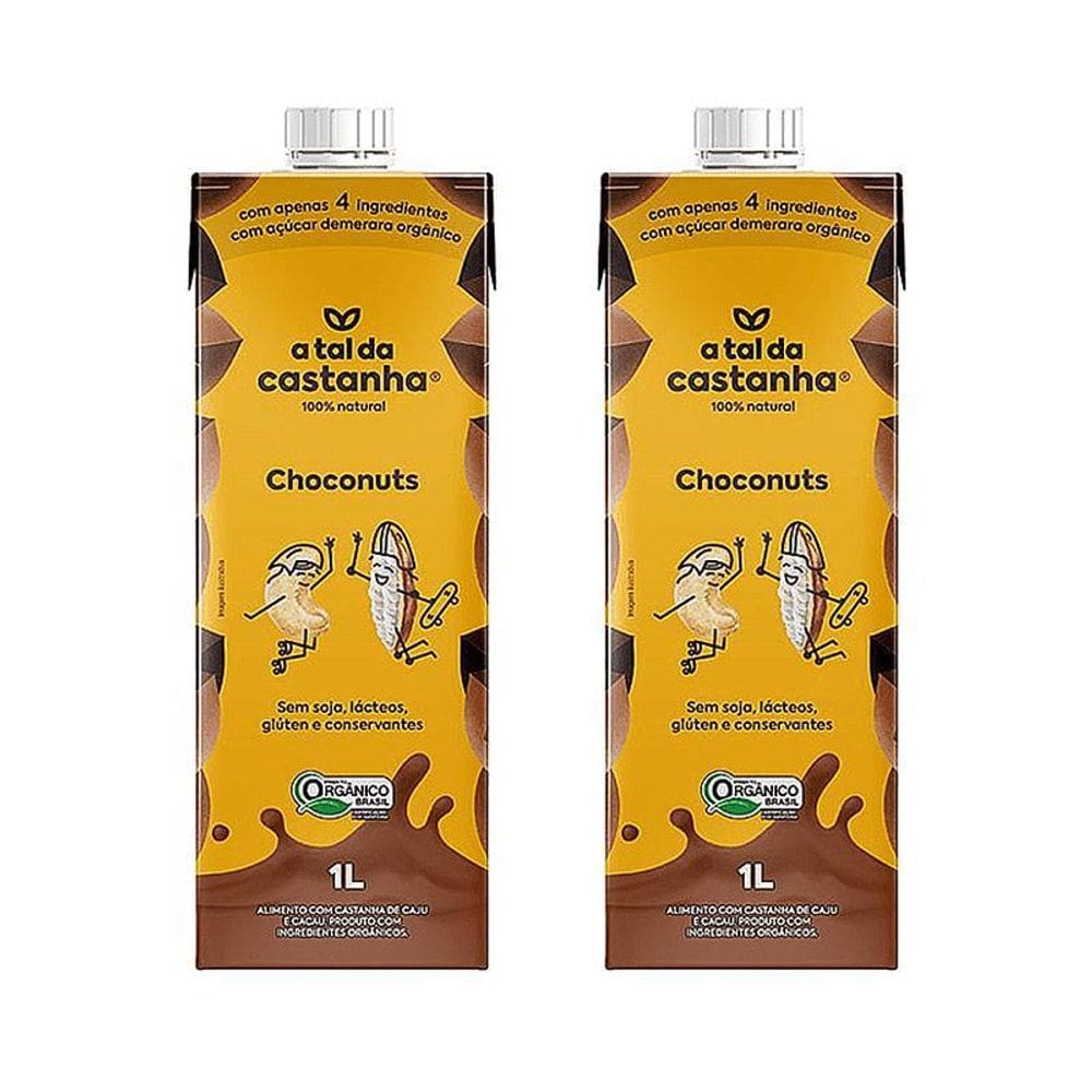 Kit 2X: Leite Vegetal Choconuts Orgânico A Tal Da Castanha