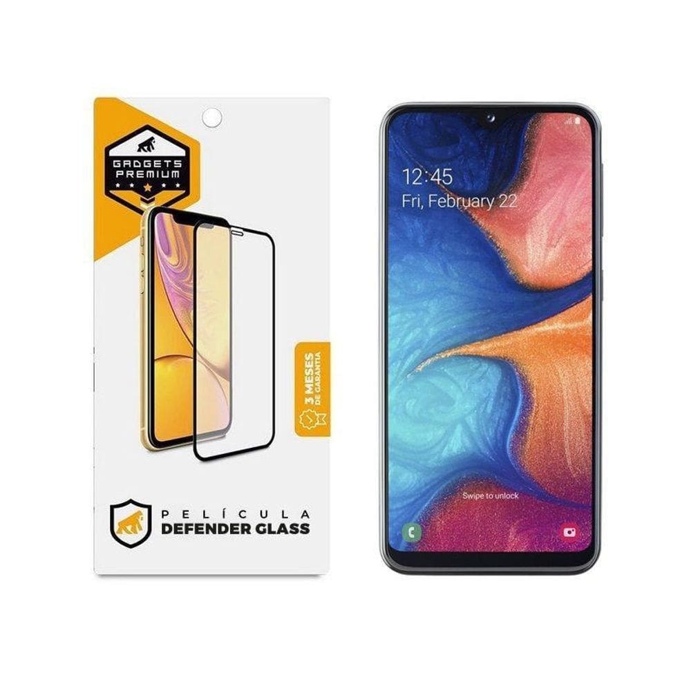 Película Defender Glass Galaxy A30 - Preta