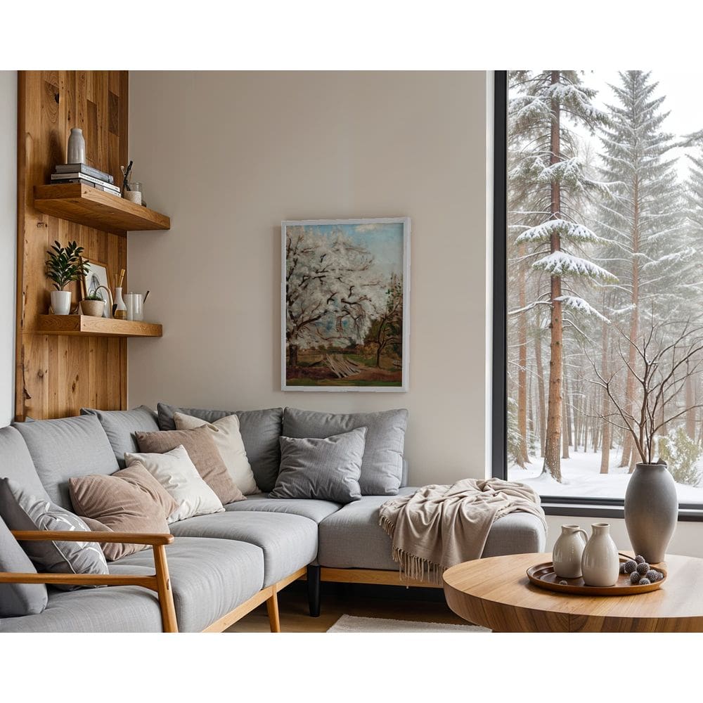 A árvore dos sonhos gelados - 70 x 50 Caixa (vinil)