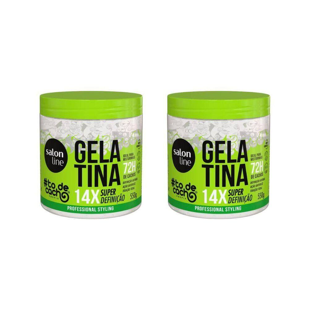 Gelatina Capilar Salon Line 550G Todecacho Super Defini- 2Un