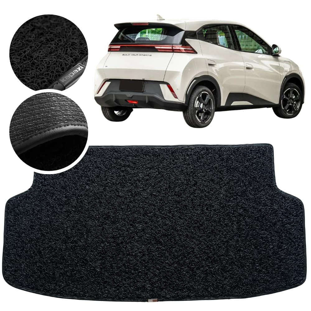 Tapete Kapazi Porta Mala BYD Dolphin Mini 2024 a 2026 Preto