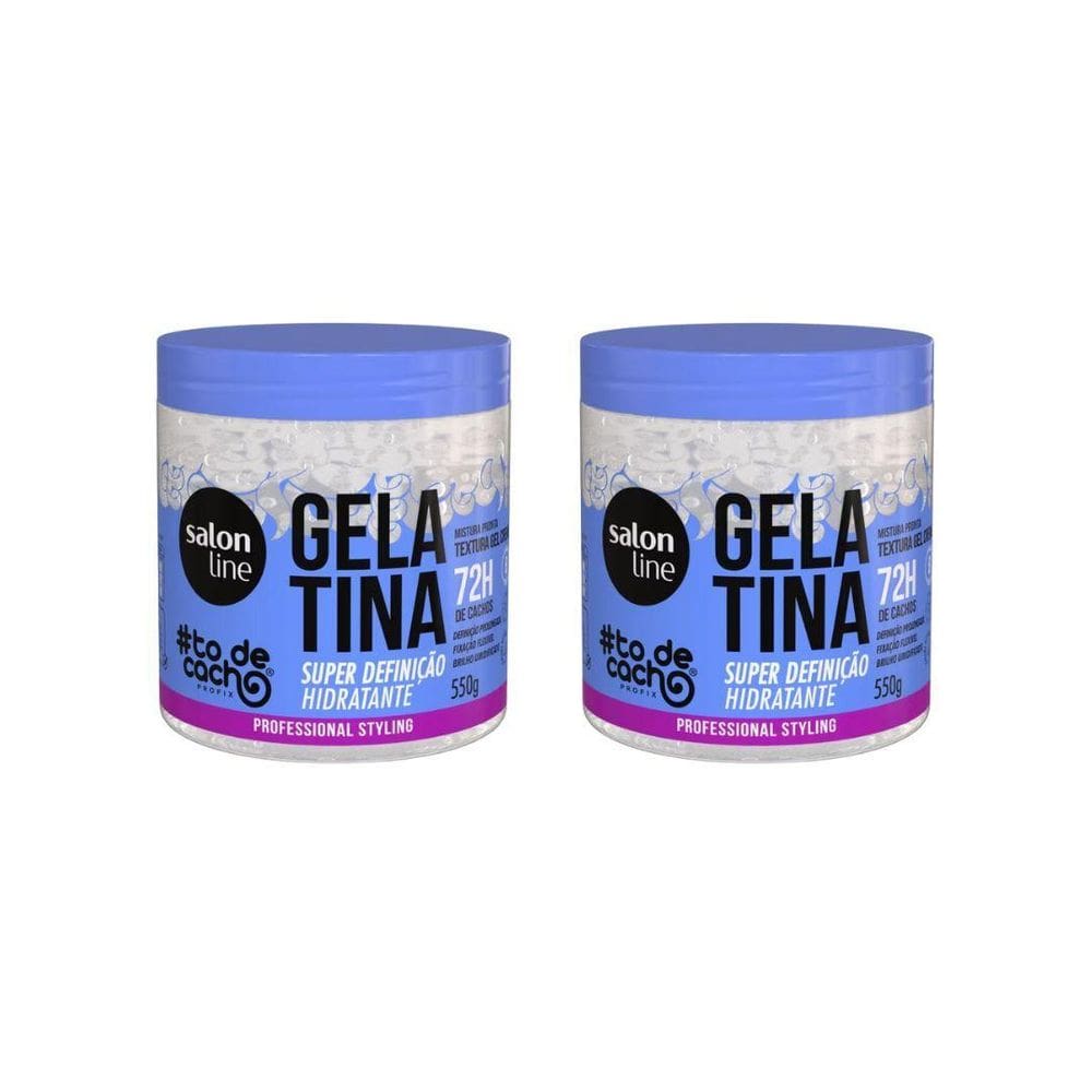 Gelatina Capilar Salon Line 550G Todecacho Hidra Cremosa-2Un