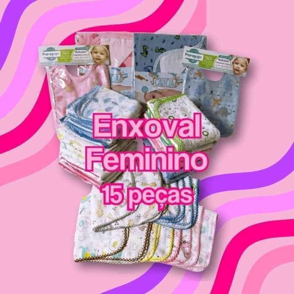 Enxoval Completo Para Bebês Recém Nascidos Premium-Feminino